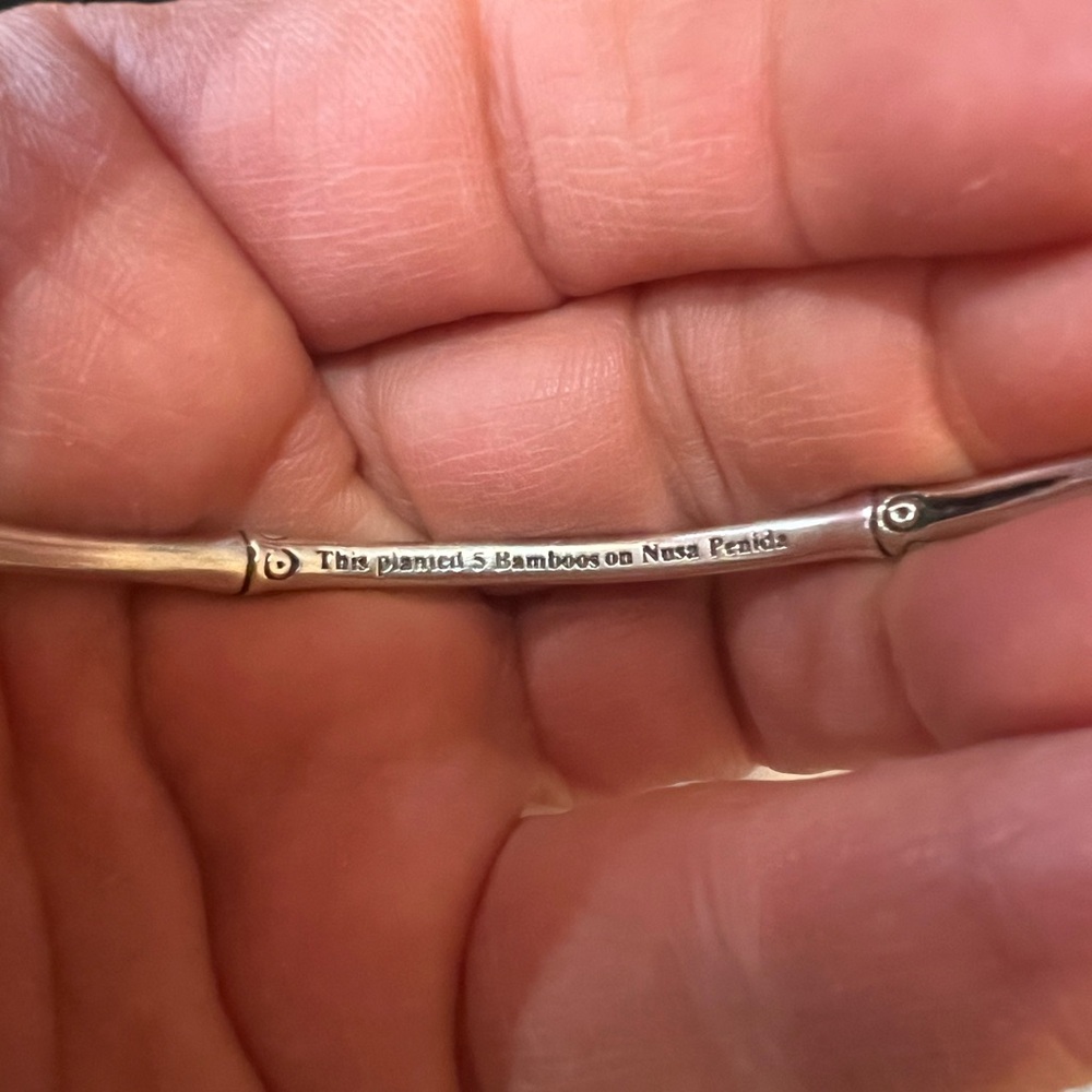 🔴Authentic JOHN HARDY BAMBOO Sterling Silver Bangle / Bracelet 🔴 - Picture 3 of 7